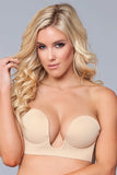 V-Shape Silicone Adhesive Bra with Microfabric Wings