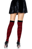 Cari Striped Stockings with Hosiery Fabric
