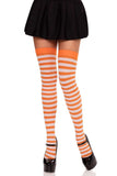 Cari Striped Stockings with Hosiery Fabric