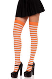 Cari Striped Stockings with Hosiery Fabric