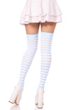 Cari Striped Stockings with Hosiery Fabric