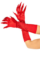 Rhinestone Claw Gloves