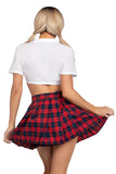 Classic Sexy School Girl Costume for Women – 2 Piece Naughty Student Outfit