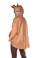 Giraffe Poncho Animal Costume With Hood