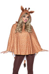 Giraffe Poncho Animal Costume With Hood