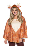 Fawn Poncho Animal Costume With Hood