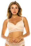Soft Coverage Floral Lace Bra
