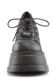 Wedge Platform Lace-Up Front Oxford Shoes