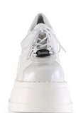 Wedge Platform Lace-Up Front Oxford Shoes