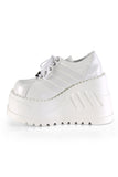 Wedge Platform Lace-Up Front Oxford Shoes