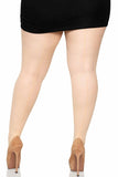 Cadi Plus Sheer Backseam Pantyhose (1 PACK 6 PIECES)