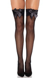 Violet Fishnet Thigh High Stockings (1 PACK 6 PIECES)
