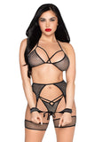 All Tied Up Shimmer Bra and Panty Set
