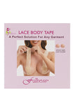 Lace Body Tape with Silicone Nipple Covers