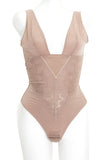 Lace and Mesh Bodysuit Shaper