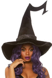 Bewitched Velvet Witch Hat With Sparkling Trim