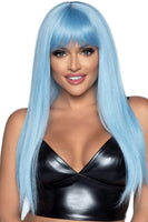 24" Straight Wig with Bangs- Pretty in Pastels