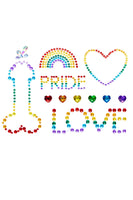 Pride Stick-On Body Jewels