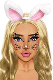 Animal Adhesive Face Jewels Sticker – Rhinestone Face & Body Gems for Kitty Costumes, Halloween, and Dress-Up