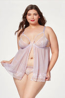 Two Piece Babydoll With Heart Ring