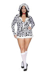 Plus Doggy Dalmatian Dress costume set