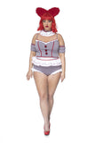 Plus Scary Clown costume set