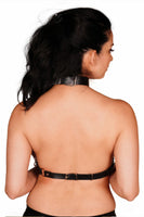 Leatherette Three Chain Top