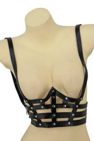 Leatherette Under Chest Harness