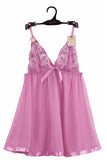 Plus Lacey See-Through Nightgown