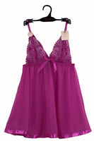 Plus Lacey See-Through Nightgown