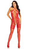 Heart net halter bodystocking