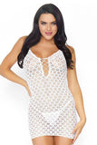 Lace Mini Dress Chemise And G-String