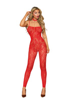 Seamless Lace Bodystocking and Harness Set