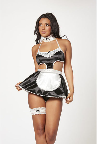 Four Pieces French Maid costume Set
