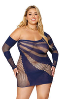 Seamless long-sleeve chemise