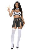 Disobedient Nun Costume Set