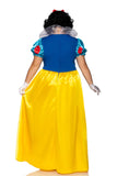 Two piece plus size Classic Snow White women's costume set