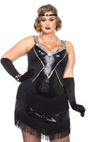 Plus Glamour Flapper Costume