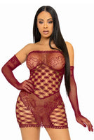 Two PC Hardcore net tube dress set