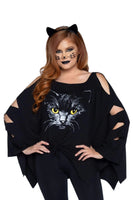 Cat Costume Poncho Set