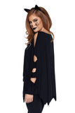 Cat Costume Poncho Set