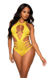 Lace Cut Out Strappy Bodysuit