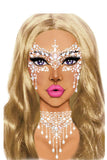 Masquerade Mask Rhinestone Stick-On Jewels