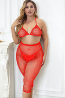 Sexy Plus size two-piece set