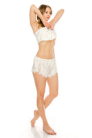 Satin Matching Pajama Short Set