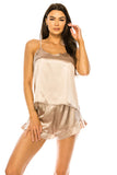 Satin Pajama Loungewear Sets for Women