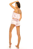 Satin Women's Pajama Short Sets as Sleepwear – Donna Di Capri