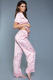 Two Pc Pajama Satin Sets for Women's Sleepwear