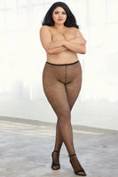 Fishnet Pantyhose with Back Seam