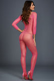 Fishnet Open Crotch Bodystocking